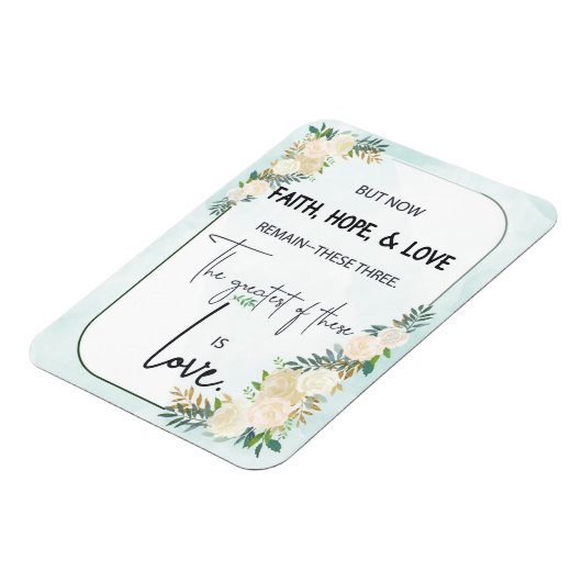 宗教結婚の命日の信仰が愛を願う マグネット (左側)