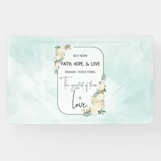 宗教結婚の命日の信仰が愛を願う 横断幕 (横)