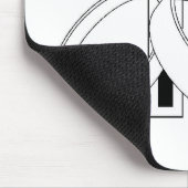 宗教結婚の象徴は結婚リングや輪 マウスパッド (コーナー)