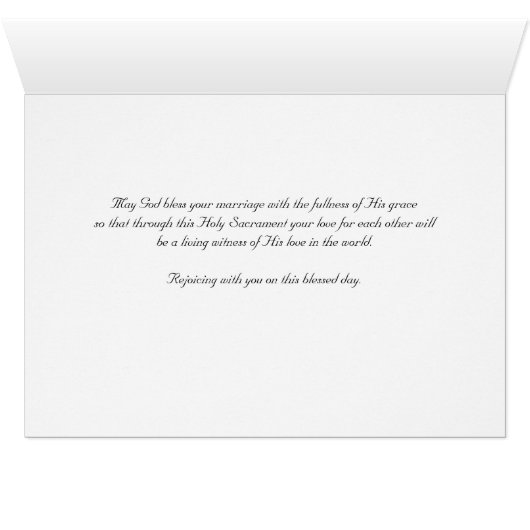 宗教結婚カード (内部横(下))