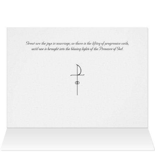 宗教結婚カード (内部横(上))