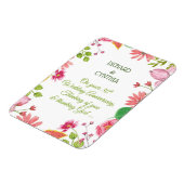 宗教結婚30周年記念花 マグネット (左側)