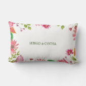 宗教結婚30周年記念花 ランバークッション (裏面)