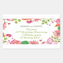 宗教結婚30周年記念花