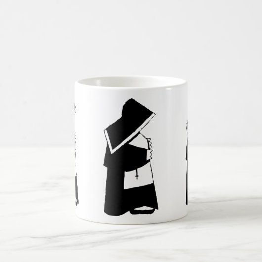 宗教習慣のカトリック教会の尼僧 コーヒーマグカップ (中央)