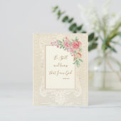 宗教聖なる書物、 経典の聖句はまだ知っている詩篇 ポストカード (スタンド正面)