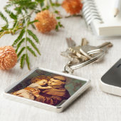 宗教聖アンソニーベビーイエスヴィンテージ キーホルダー (側面)