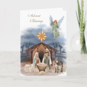 宗教聖アンドリュークリスマスノヴェナ祈りの言葉 シーズンカード (正面)