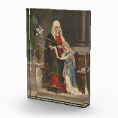 宗教聖アンヌヴァージンマリア賛美ヴィンテージ フォトブロック (右)