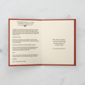 宗教聖アンヌ賛美ヴァージンヴィンテージ カード (内部)