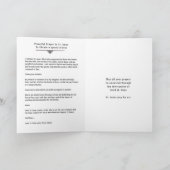 宗教聖アンヌ賛美ヴァージンヴィンテージ カード (内部)