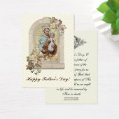 宗教聖ジョセフ暗記祈りの言葉聖札 (デスク)