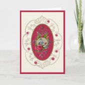 宗教聖テレスカルメライト尼僧ヴィンテージカード カード (正面)