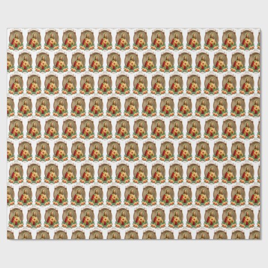 宗教聖ハートイエズスイエローズ ラッピングペーパー (フラット)