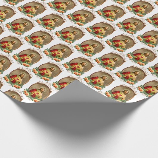 宗教聖ハートイエズスイエローズ ラッピングペーパー (角)