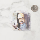 宗教聖パドレピオカトリック司祭引用文 ノートカード (正面/裏面インサイチュ)