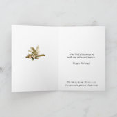 宗教聖フランシス·カトリック·ブラザー·誕生日 カード (内部)