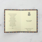 宗教聖マイケルアーチャンゲル祈りの言葉カトリック カード (内部)