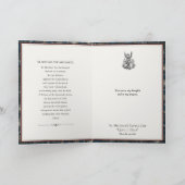 宗教聖マイケルアーチャンゲル祈りの言葉カトリック カード (内部)