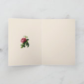 宗教聖ヨセフイエスフローラヴィンテージ カード (内部)