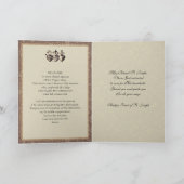 宗教聖ヨセフ饗宴カトリック祈りの言葉カード カード (内部)