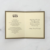 宗教聖ヨセフ饗宴カトリック祈りの言葉カード カード (内部)