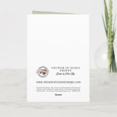 宗教聖ルシーカトリック祈りの言葉眼ヴィンテージ カード (裏面)