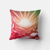 宗教聖書的な聖句とアートイメージ クッション (裏面)