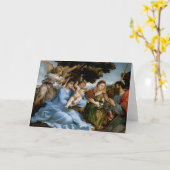 宗教芸術の挨拶状 カード (黄色い花)