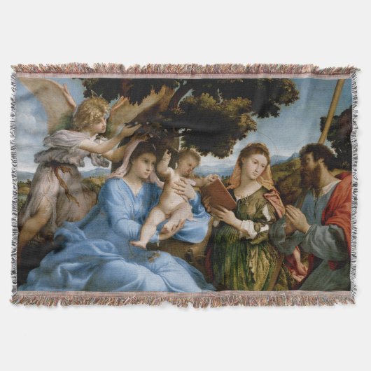 宗教芸術の毛布 スローブランケット (正面)