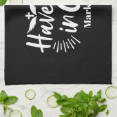 宗教芸術：神への信仰を持つ聖なる書物、 経典デザイン キッチンタオル (折り畳み)