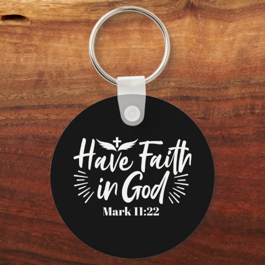 宗教芸術:神への信仰を持つ聖なる書物、 経典デザイン キーホルダー (正面)