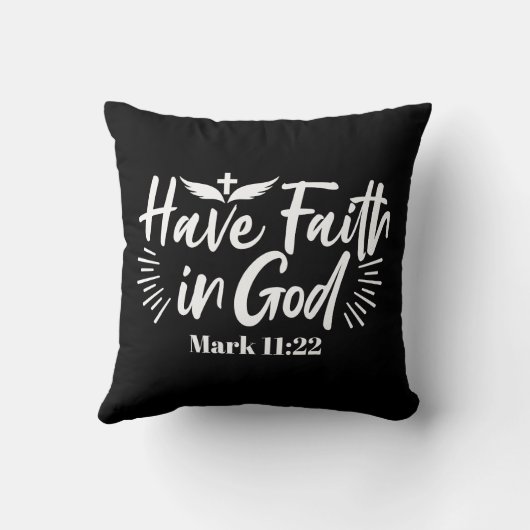 宗教芸術：神への信仰を持つ聖なる書物、 経典デザイン クッション (裏面)