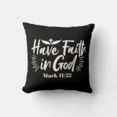 宗教芸術：神への信仰を持つ聖なる書物、 経典デザイン クッション (正面)