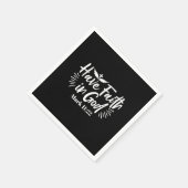 宗教芸術：神への信仰を持つ聖なる書物、 経典デザイン スタンダードカクテルナプキン (角)