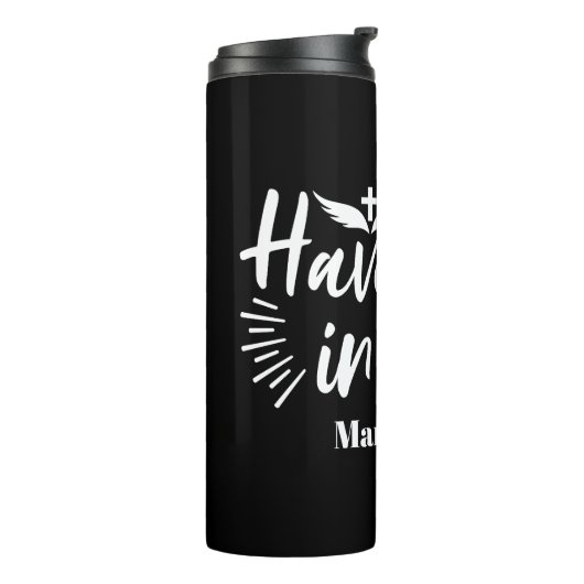 宗教芸術：神への信仰を持つ聖なる書物、 経典デザイン タンブラー (回転左)