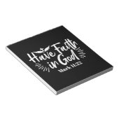 宗教芸術:神への信仰を持つ聖なる書物、 経典デザイン ノートパッド (アングル)