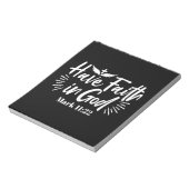 宗教芸術:神への信仰を持つ聖なる書物、 経典デザイン ノートパッド (回転)