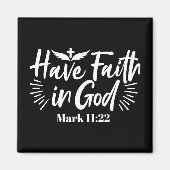 宗教芸術：神への信仰を持つ聖なる書物、 経典デザイン マグネット (正面)