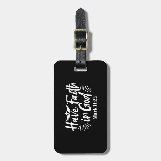 宗教芸術:神への信仰を持つ聖なる書物、 経典デザイン ラゲッジタグ (正面縦)