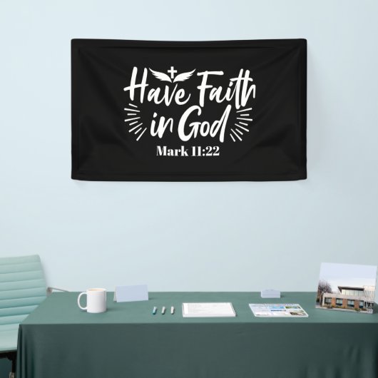 宗教芸術：神への信仰を持つ聖なる書物、 経典デザイン 横断幕 (トレードショー)