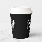 宗教芸術：神への信仰を持つ聖なる書物、 経典デザイン 紙コップ (左)