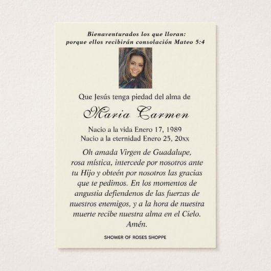 宗教葬儀の十字架フローラリース (裏面)