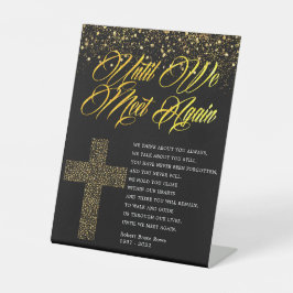 宗教葬儀の詩 台座サイン