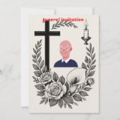 宗教葬儀招待状 シーズンカード (正面)