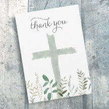 宗教行事のお礼カード