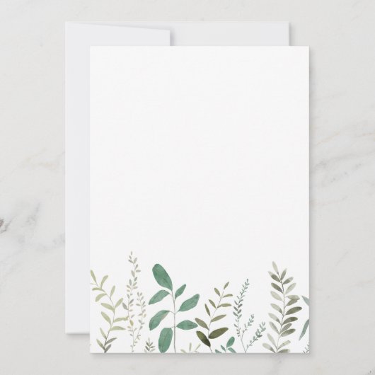 宗教行事のお礼カード 招待状 (裏面)