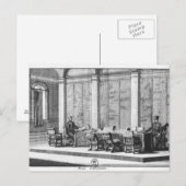 宗教裁判所のテーブル ポストカード (正面/裏面)