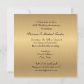 宗教記念日 十字架リング 招待状 (裏面)