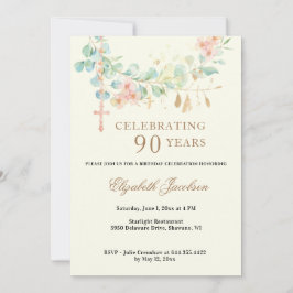 宗教誕生日ユーカリ聖なる書物、 経典ロザリーイン 招待状